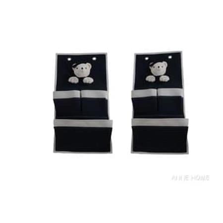 Old Modern Handicrafts Bear 3-Pocket Wall Hanger, PK2 AB907